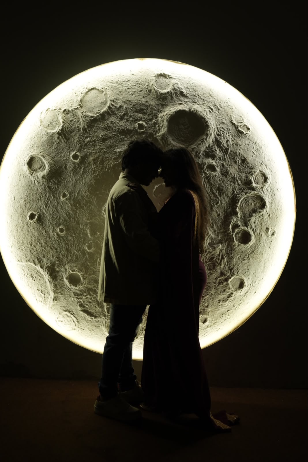 Narendra and Prasuna under the Full Moon